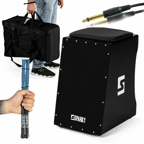 Cajón Spark First Series – Som Profissional com Conforto e Estilo!