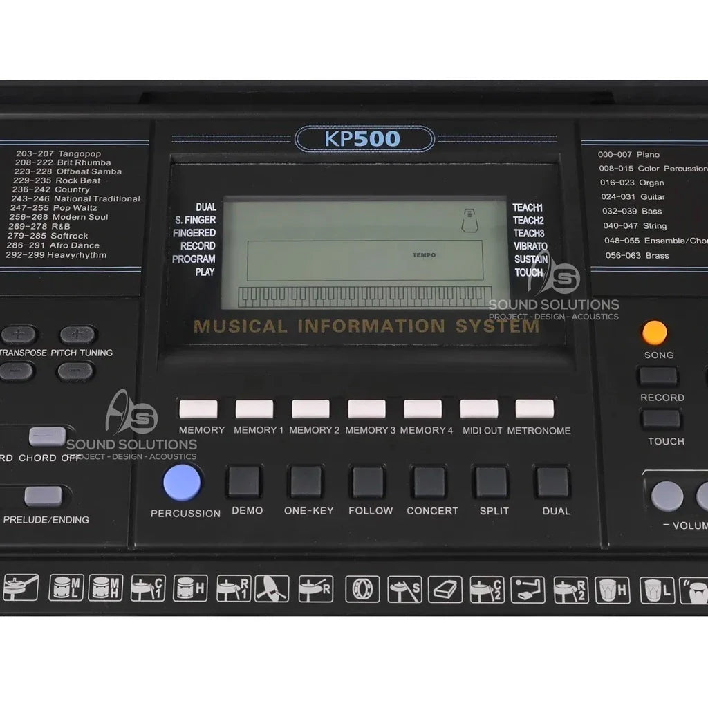 Teclado Digital Kadosh KP500 – Desperte Seu Talento Musical com o Mais Completo da Linha!