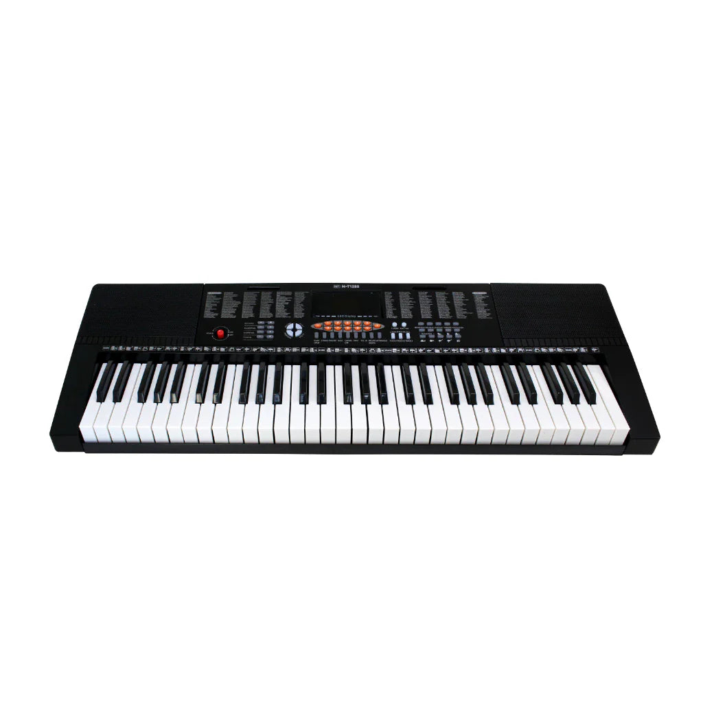 Teclado Musical Profissional para Estudantes – 61 Teclas, 128 Ritmos e Muito Mais!
