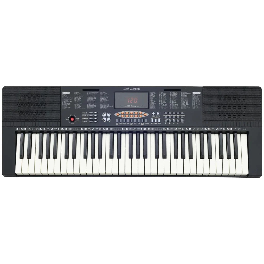 Teclado Musical Profissional para Estudantes – 61 Teclas, 128 Ritmos e Muito Mais!